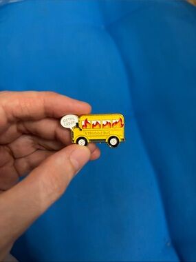 The Struggle Bus Pin Get In Loser All Aboard Halloween accessory NWOTS
